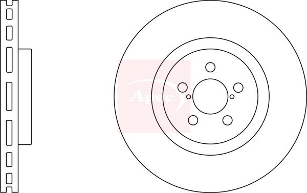 Apec Brake Disc DSK2423 - image 2