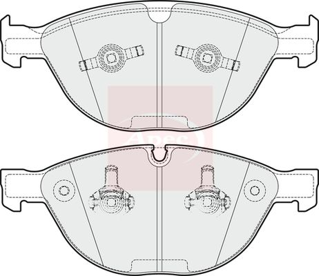 Apec Brake Pads Set PAD1742 - image 2