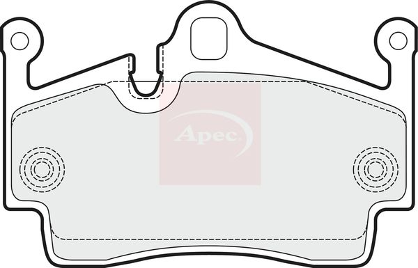 Apec Brake Pads Set PAD1498 - image 2