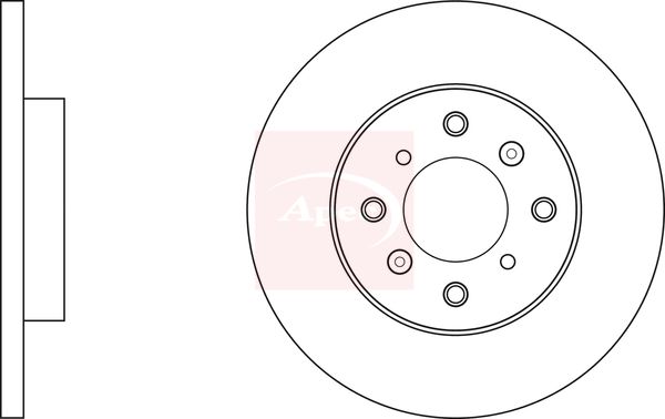 Apec Brake Disc DSK3069 - image 2
