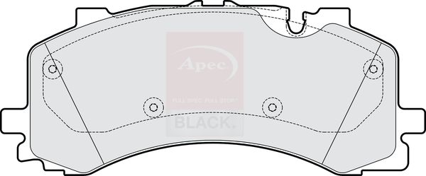 Apec Brake Pads Set PAD2167B - image 2