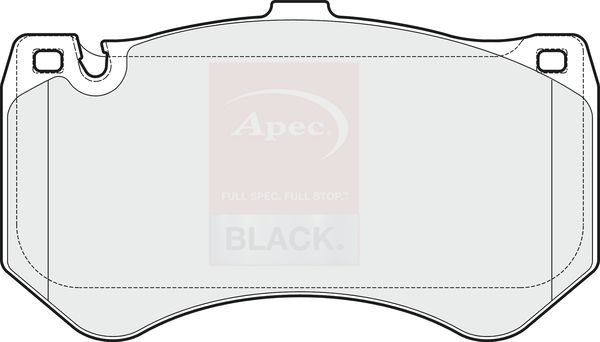 Apec Brake Pads Set PAD1820B - image 2