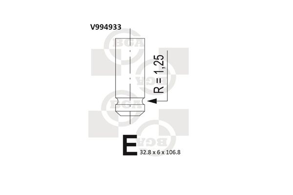 BGA Intake Valve Inlet V994933 - image 2