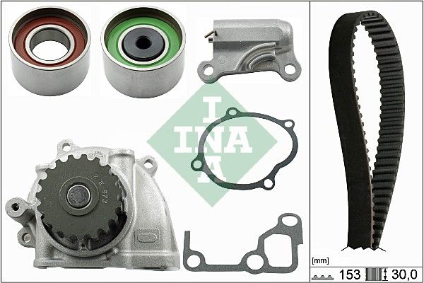 INA Timing Belt Kit & Water Pump 530047730 - image 2