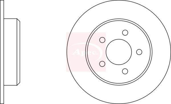 Apec Brake Disc DSK2079 - image 2