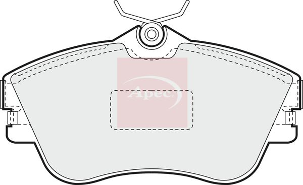 Apec Brake Pads Set PAD848 - image 2