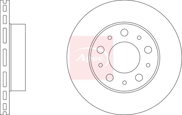 Apec Brake Disc DSK2481 - image 2