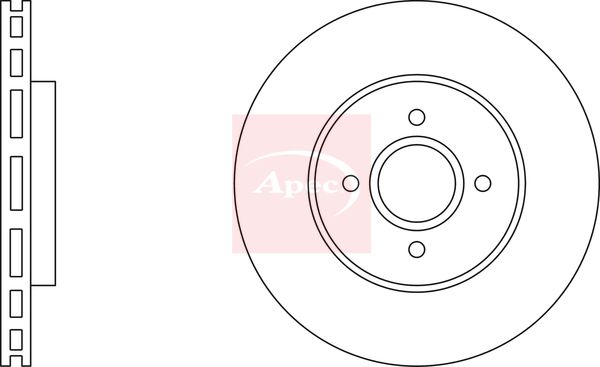 Apec Brake Disc DSK2185 - image 2