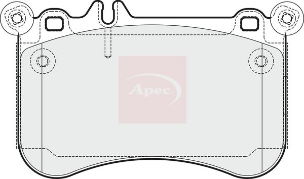 Apec Brake Pads Set PAD1838 - image 2