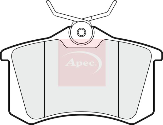 Apec Brake Pads Set PAD1020 - image 2