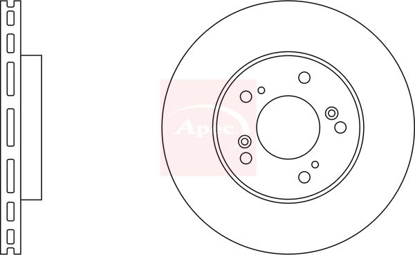 Apec Brake Disc DSK810 - image 2