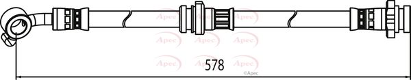 Apec Brake Hose HOS4050 - image 2