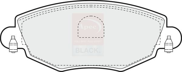 Apec Brake Pads Set PAD1174B - image 2