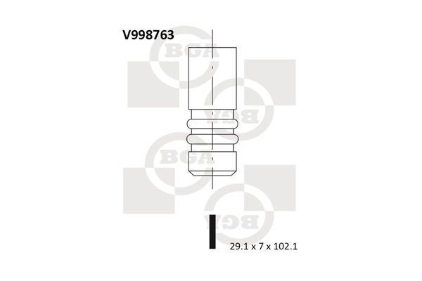 BGA Exhaust Valve V998763 - image 2