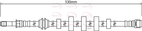 Apec Brake Hose HOS4292 - image 2