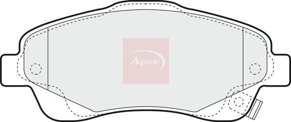 Apec Brake Pads Set PAD1333 - image 2