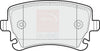 Apec Brake Pads Set PAD1298B thumbnail