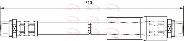 Apec Brake Hose HOS3223 - image 2