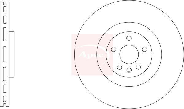 Apec Brake Disc DSK3394 - image 2
