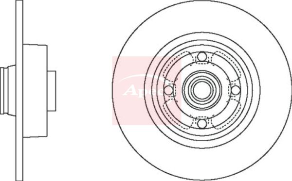 Apec Brake Disc DSK2442 - image 2