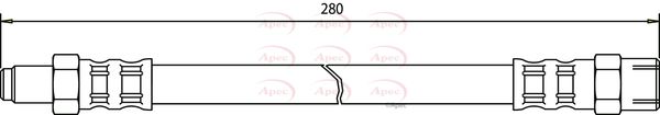 Apec Brake Hose HOS3139 - image 2