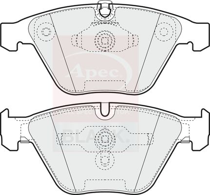 Apec Brake Pads Set PAD1263B - image 2