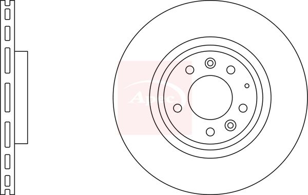 Apec Brake Disc DSK2571 - image 2