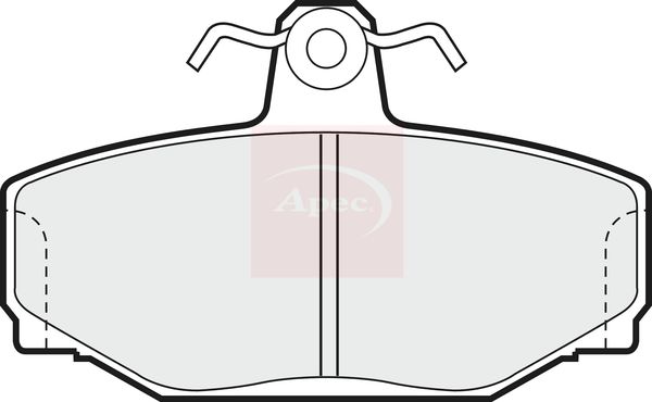 Apec Brake Pads Set PAD644 - image 2