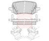 Apec Brake Pads Set PAD2535 thumbnail