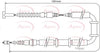 Apec Handbrake Cable CAB1007 thumbnail