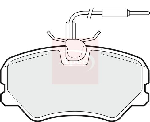 Apec Brake Pads Set PAD546 - image 2