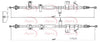 Apec Handbrake Cable CAB1670 thumbnail