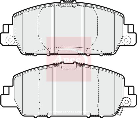 Apec Brake Pads Set PAD1962 - image 2