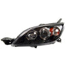 Fits Mazda Mazda3 2004-2009 Headlight Hatch Not Saloon Black Bezel Left thumbnail