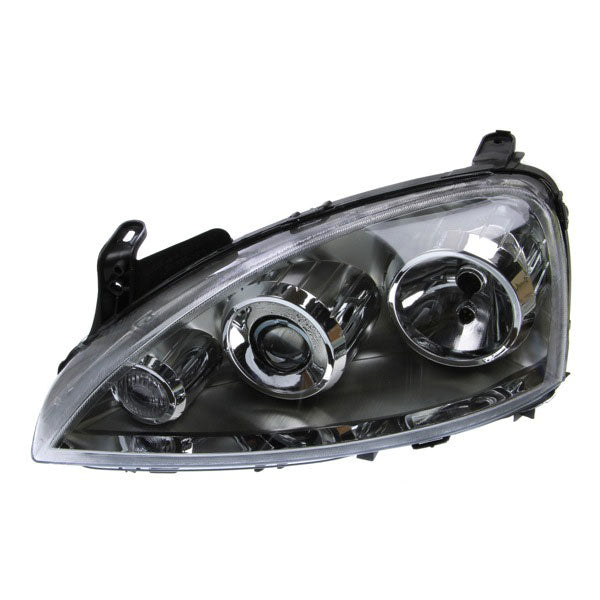 Fits Vauxhall Combo Corsa 2000-2011 Headlight Twin Jector Inc Sxixsi Mods Left - image 2