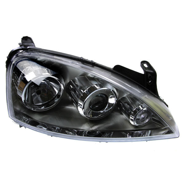 Fits Vauxhall Combo Corsa 2000-2011 Headlight Twin Jector Inc Sxixsi Models Right - image 2