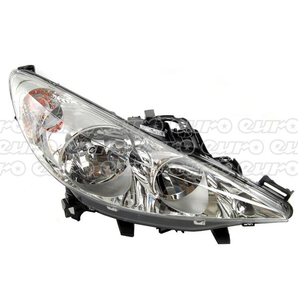 Fits Peugeot 207 207 Cc 207 Sw 2006-2012 Headlight Elec Inc Motor Right - image 2