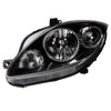 Fits Seat Altea Xl Leon Toledo 2004-2013 Left Headlight Dark Grey Bezel thumbnail