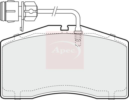 Apec Brake Pads Set PAD1365 - image 2
