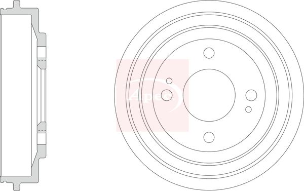 Apec Brake Drum DRM9206 - image 2