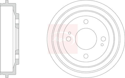 Apec Brake Drum DRM9206