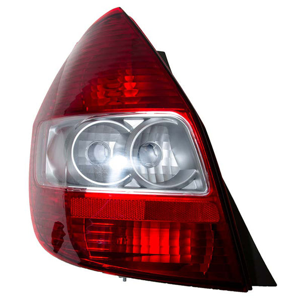 Fits Honda Fit Jazz 2001-2008 Rear Left Light Red Clear Centre - image 2