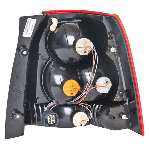 Fits Freelander 2006-2014 Rear Left Light Black Bezel Lenses Red Upper/Clear Lwr - image 2
