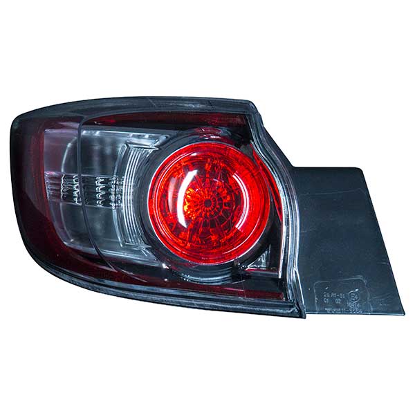 Fits Mazda Mazda3 2009-2013 Rear Outer Light Left Hatchback Only Bulb Type - image 2
