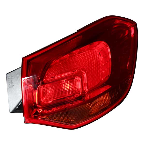 Fits Astra 2010-14 Rear Light Outer Estate Red/Amber Not Smoked W/O Bulbholder Right - image 2