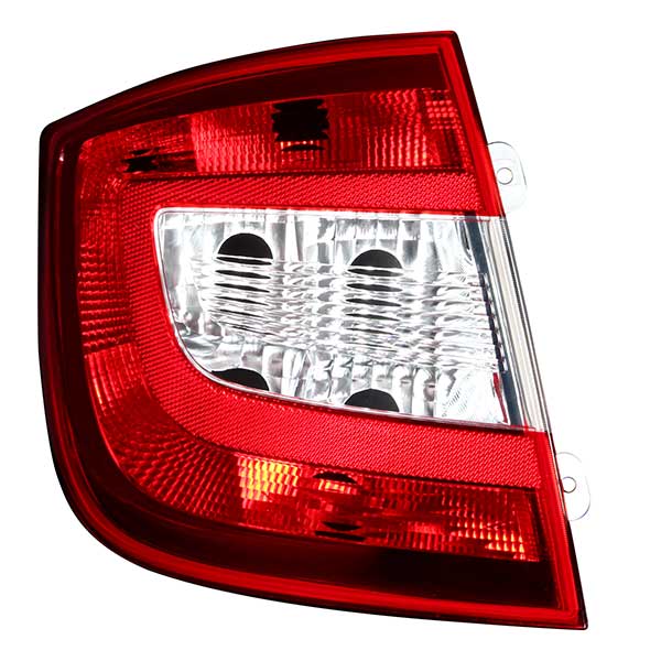 Fits Skoda Rapid 2012-2017 Rear Left Light Saloon Not Tinted W/O Bulbholder - image 2