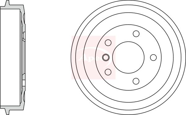 Apec Brake Drum DRM9513 - image 2