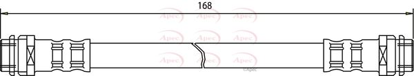 Apec Brake Hose HOS3092 - image 2