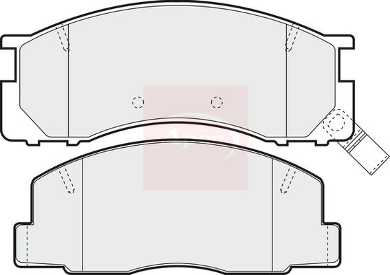 Apec Brake Pads Set PAD858 - image 2