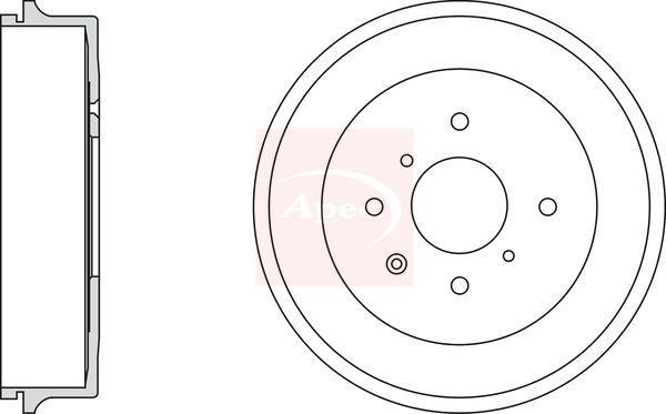 Apec Brake Drum DRM9979 - image 2